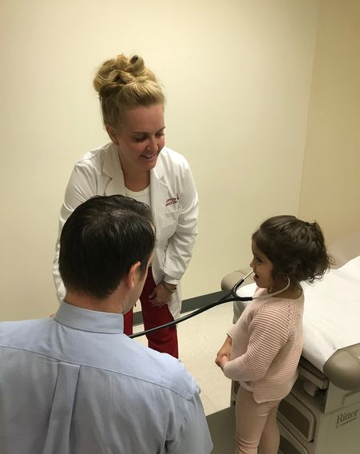 Terri at her urgent care center Acute Care Emergence.